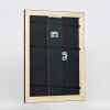 Efekt drewniana rama profil 94 czarny 60x90 cm szkło antyrefleksyjne