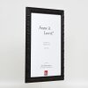 Efekt drewniana rama profil 94 czarny 60x90 cm szkło antyrefleksyjne