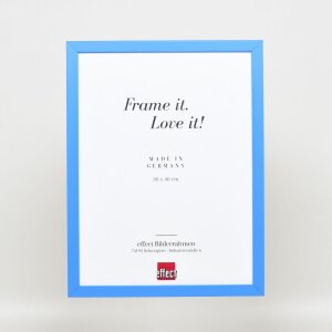 Drewniana rama Top Cube 61x91,5 cm niebieskie szkło antyrefleksyjne