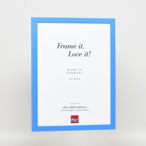 Drewniana rama Top Cube 61x91,5 cm niebieskie szkło antyrefleksyjne