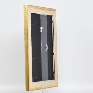 Efekt drewniana rama profil 95 złoty 61x91,5 cm zwykłe szkło