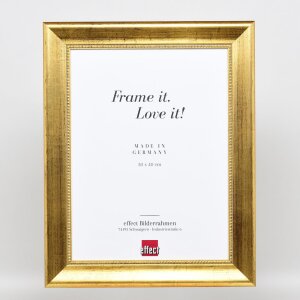 Efekt drewniana rama profil 95 złoty 61x91,5 cm zwykłe szkło
