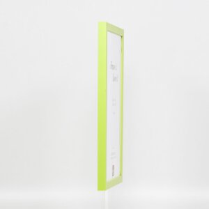 Drewniana rama Top Cube 61x91,5 cm zielone szkło muzealne