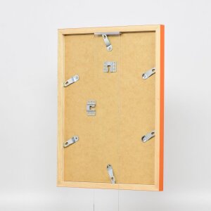 Drewniana rama Top Cube 62x93 cm pomarańczowa zwykłe szkło