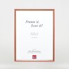 Efekt drewniana rama profil 23 czerwony 7x10 cm przezroczyste szkło