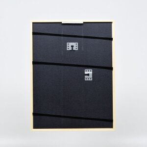 Efekt rama z litego drewna profil 20 ciemny brąz 7x10 cm szkło akrylowe