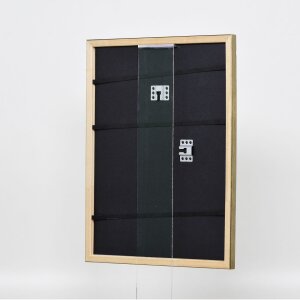 Efekt drewniana rama profil 2070 szkło akrylowe 7x10 cm złoty