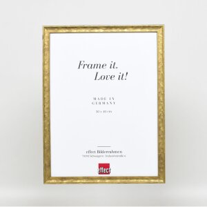 Efekt drewniana rama profil 2070 szkło akrylowe 7x10 cm złoty