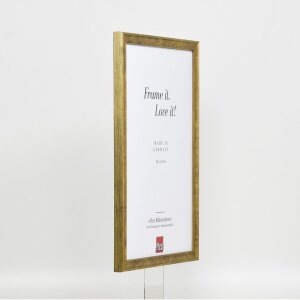 Efekt drewniana rama profil 2070 szkło akrylowe 7x10 cm złoty