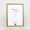 Efekt drewniana rama profil 2070 szkło akrylowe 7x10 cm złoty
