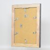 Efekt rama z litego drewna profil 28 srebrny 7x10 cm szkło akrylowe