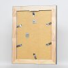 Efekt rama z litego drewna profil 28 srebrny 7x10 cm szkło akrylowe