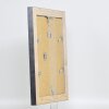 Efekt rama z litego drewna profil 28 srebrny 7x10 cm szkło akrylowe