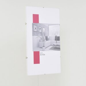 Uchwyt na zdjęcia bez ramy 70x100 cm Antireflex Glass
