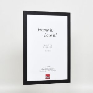 Efekt drewniana rama profil 2210 czarny 70x100 cm normalne szkło