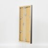 Drewniana rama Top Cube 70x100 cm platynowe zwykłe szkło