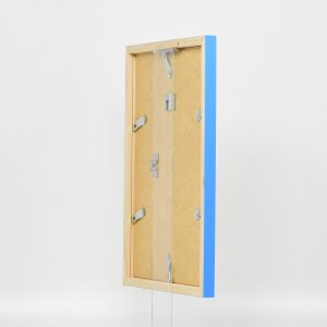 Drewniana rama Top Cube 70x70 cm niebieska zwykłe szkło