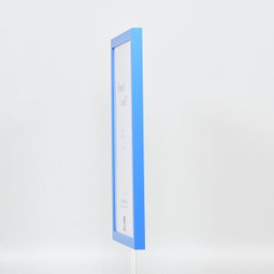 Drewniana rama Top Cube 70x70 cm niebieska zwykłe szkło