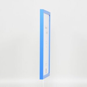 Drewniana rama Top Cube 70x70 cm niebieska zwykłe szkło
