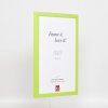 Drewniana rama Top Cube 9x13 cm zielone szkło antyrefleksyjne