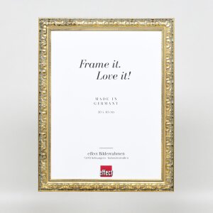 Efekt drewniana rama profil 94 złoty 9x13 cm szkło akrylowe