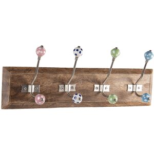 Wieszak na płaszcze biały 45x10x18 cm 6H2019