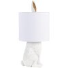 Lampa stołowa biała Ø 20x45 cm E27/max 1x60W 6LMC0013W