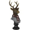 Dekoracja Jeleń wielokolorowy 10x9x23 cm 6PR4611