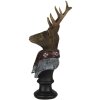 Dekoracja Jeleń wielokolorowy 10x9x23 cm 6PR4611