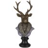 Dekoracja Jeleń wielokolorowy 10x9x23 cm 6PR4612