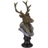 Dekoracja Jeleń wielokolorowy 10x9x23 cm 6PR4612