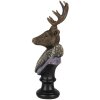 Dekoracja Jeleń wielokolorowy 10x9x23 cm 6PR4612