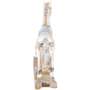 Dekoracja Koń na biegunach wielokolorowa 16x4x14 cm 6PR4657