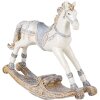 Dekoracja Koń na biegunach wielokolorowa 16x4x14 cm 6PR4657