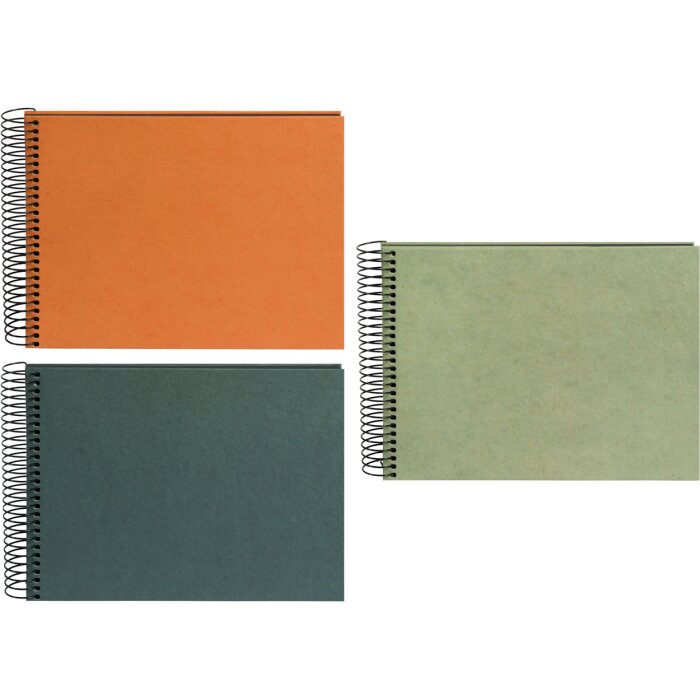 Album spiralny Hemp Stationery 24x17 cm 3 kolory