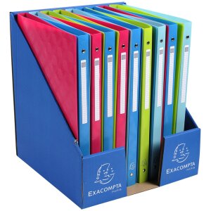 Segregator ringowy Exacompta 1928 elastyczny PP 4 ringi 15 mm DIN A4 różne kolory