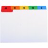 Exacompta 13996E Zestaw przekładek alfabetycznych 88x105 mm Biały 160 g/m²