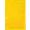 Exacompta opakowanie 100 teczek gładkich i mocnych PVC 130µ, DIN A4 żółte