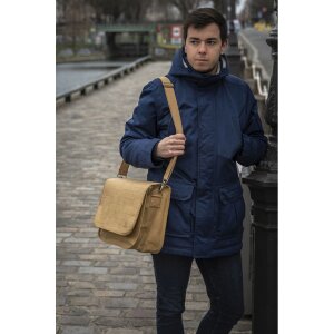 Exacompta torba papierowa o wyglądzie skóry 39x27x13cm Eterneco motywy geometryczne