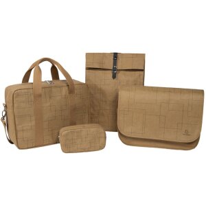 Exacompta torba papierowa o wyglądzie skóry 39x27x13cm Eterneco motywy geometryczne