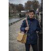 Exacompta torba papierowa o wyglądzie skóry 39x27x13cm Eterneco motywy geometryczne