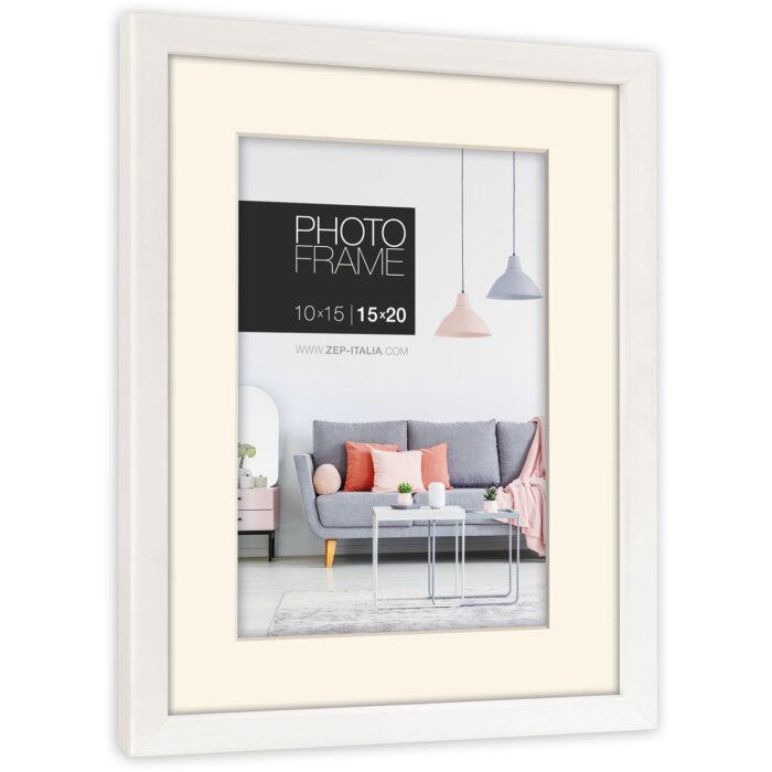 Ramka na zdjęcia Edison 40x60 cm biała