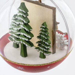 Loek Christmas Ball na zdjęcie 3,5x4,5 cm