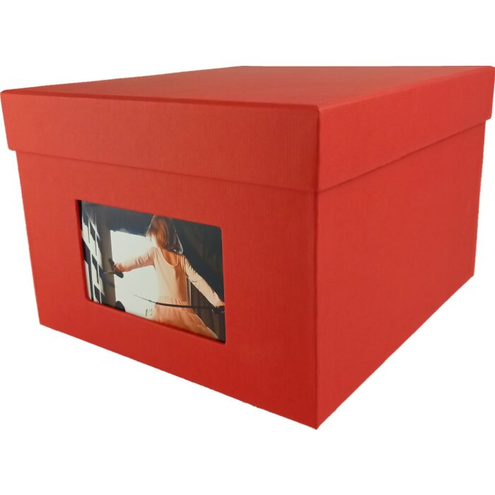 HNFD XL Photo Box Kandra 700 zdjęć 15x20 cm pomidorowe żeberko