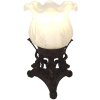 LumiLamp 5LL-6101 Lampa stołowa Ø 12x20 cm E14-max 1x25W Beżowy