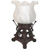 LumiLamp 5LL-6101 Lampa stołowa Ø 12x20 cm E14-max 1x25W Beżowy