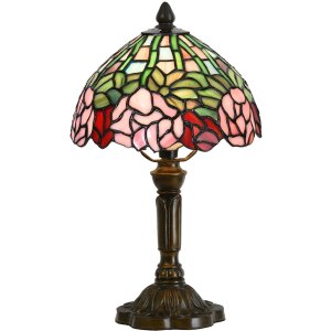 LumiLamp 5LL-6161 Lampa stołowa Tiffany Ø 21x39 cm...