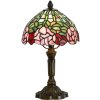LumiLamp 5LL-6161 Lampa stołowa Tiffany Ø 21x39 cm E14-max 1x25W zielony
