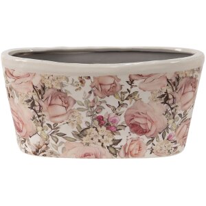 Clayre & Eef 6CE1411 Indoor Flowerpot Pink 27x13x14 cm