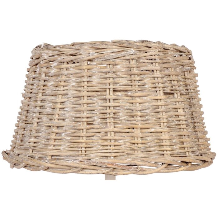Clayre & Eef 6RO0067 Abażur beżowy Ø 38x22 cm - E27